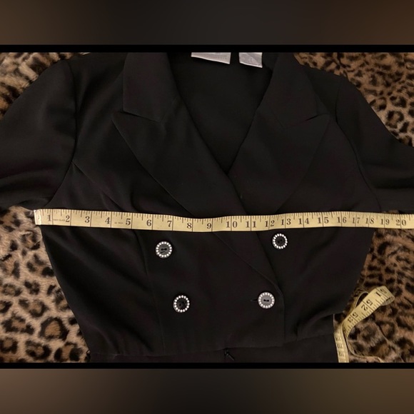 RARE Vintage LIZ CLAIBORNE PETITE jumpsuit- 4 - Picture 5 of 9